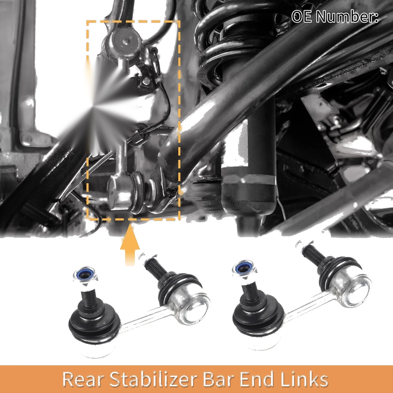 Dodge Avenger, Caliber, Jeep Patriot Rear Stabilizer Sway Bar Links