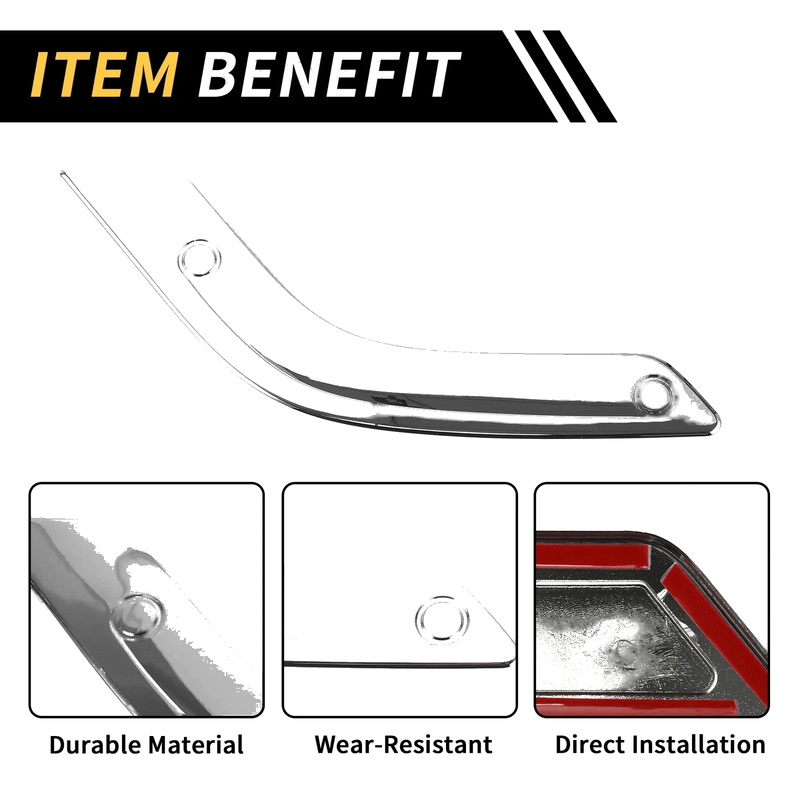 Jeep Wrangler JK Front Rear Door Handle Bezel Cover Trims (2007-2018)