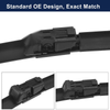 Citroen C3 III 26" 16" Front Windshield Wiper Blades (2009-2016)