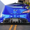 Hyundai Genesis Coupe 2009-2016 Carbon Fiber Rear Bumper Lip Diffuser Fit