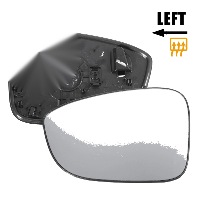 Honda Accord Left Side White Heated Mirror Glass (2018-2022)