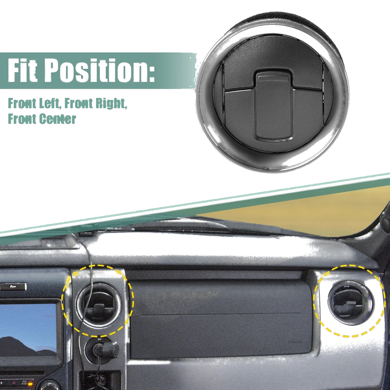 Ford F-150 4 Pcs Front AC Heater Air Vent (2012-2014)