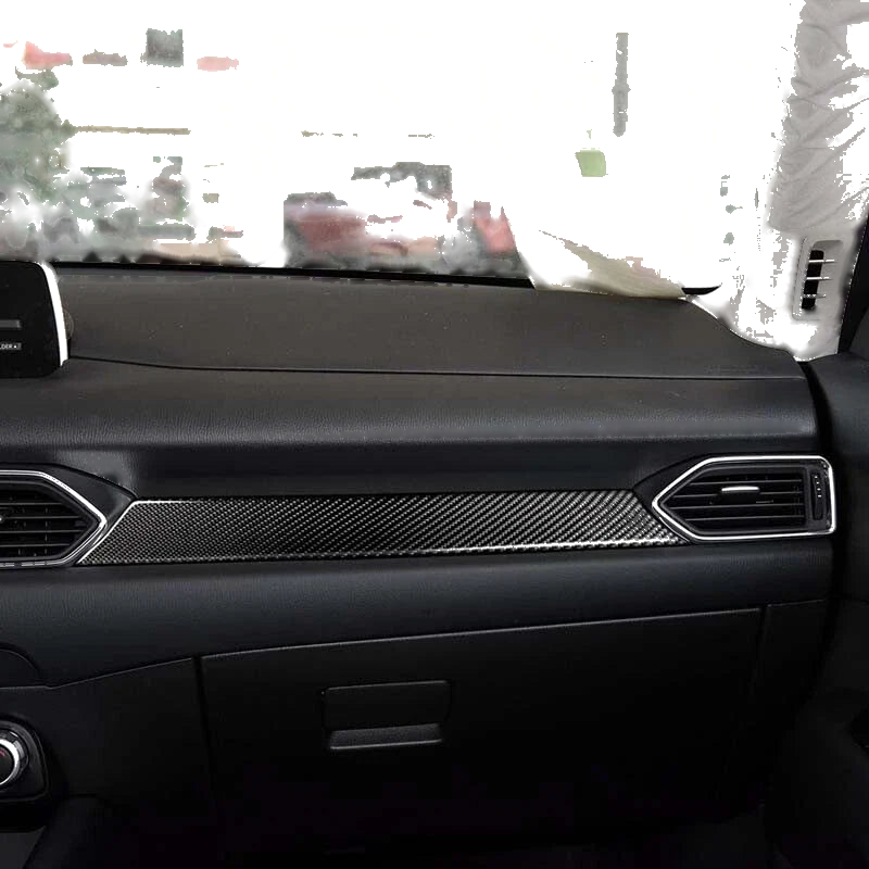 Mazda CX-5 2017-2018 Carbon Fiber Passenger Dashboard Strip Decor Trim Fit