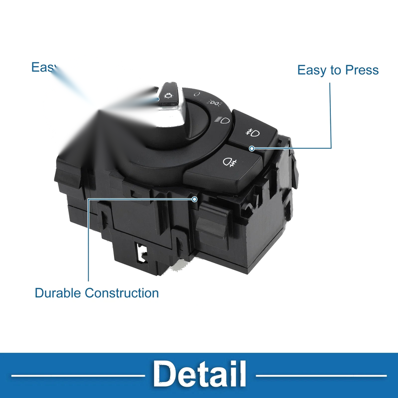 BMW 325i 335i Plastic Black Headlight Switch (2008 - 2011)