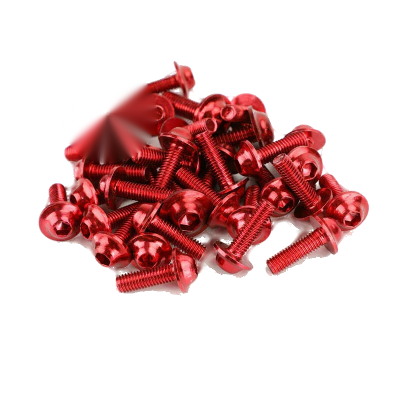AH (158) - M5 / M6 Red Fairing Screws Set (2020-2023)