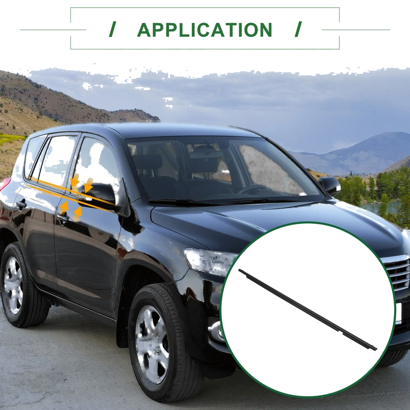Toyota Rav4 Rear Right Weatherstrip Window Seal (2009-2012)