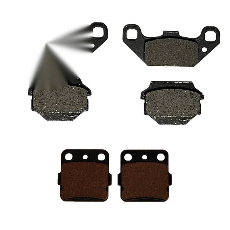 Kawasaki Tecate-4 250 Front & Rear Semi-Metallic Brake Pads (1987–1988)