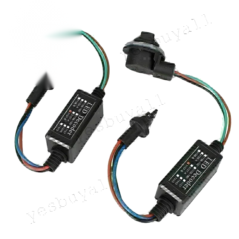 Car Hyper Blink Error Cancel Resistor 3157B LED Decoder Adapter