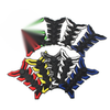 Universal Motorcycle 3D Fish Bone Gas Fuel Oil Tank Pad Decal Sticker