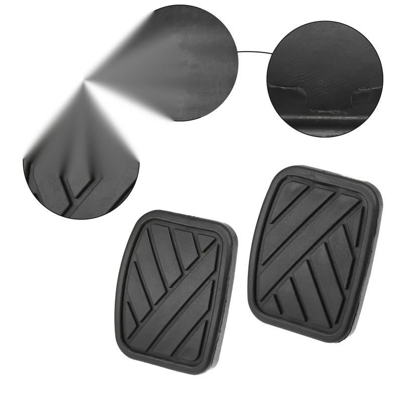 Suzuki SX4 (2007-2014) Black Anti-Slip Clutch Brake Pedal Covers