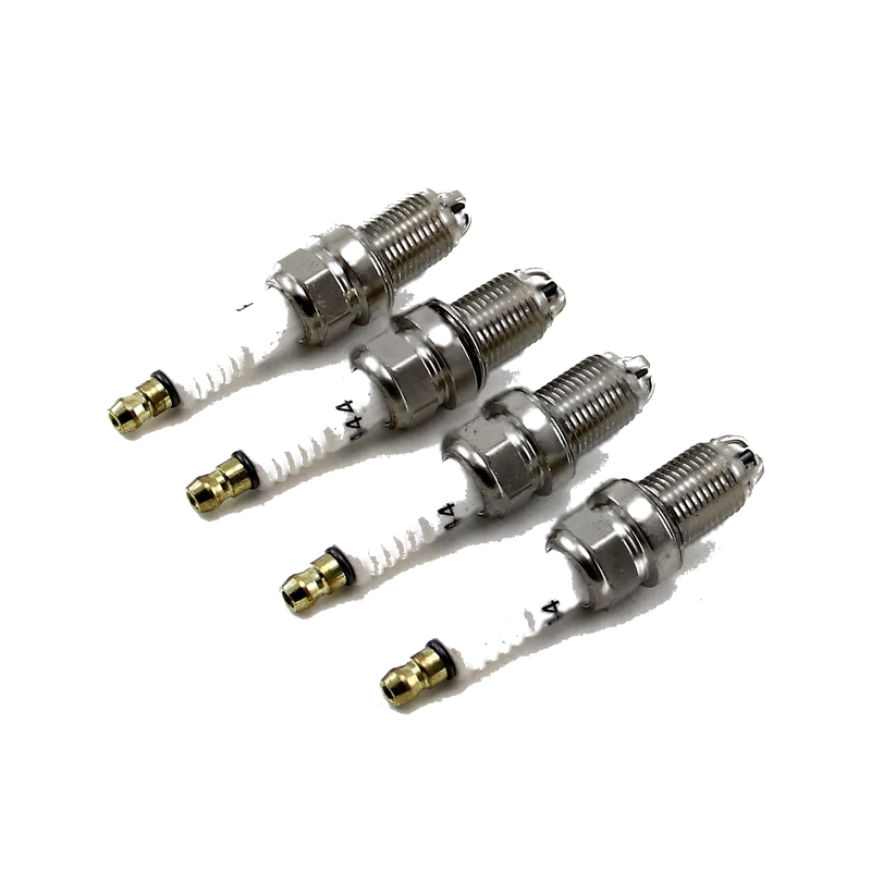Car Model 4 x Racing Copper Core Gasket Seal Triple Electrode Spark Plugs