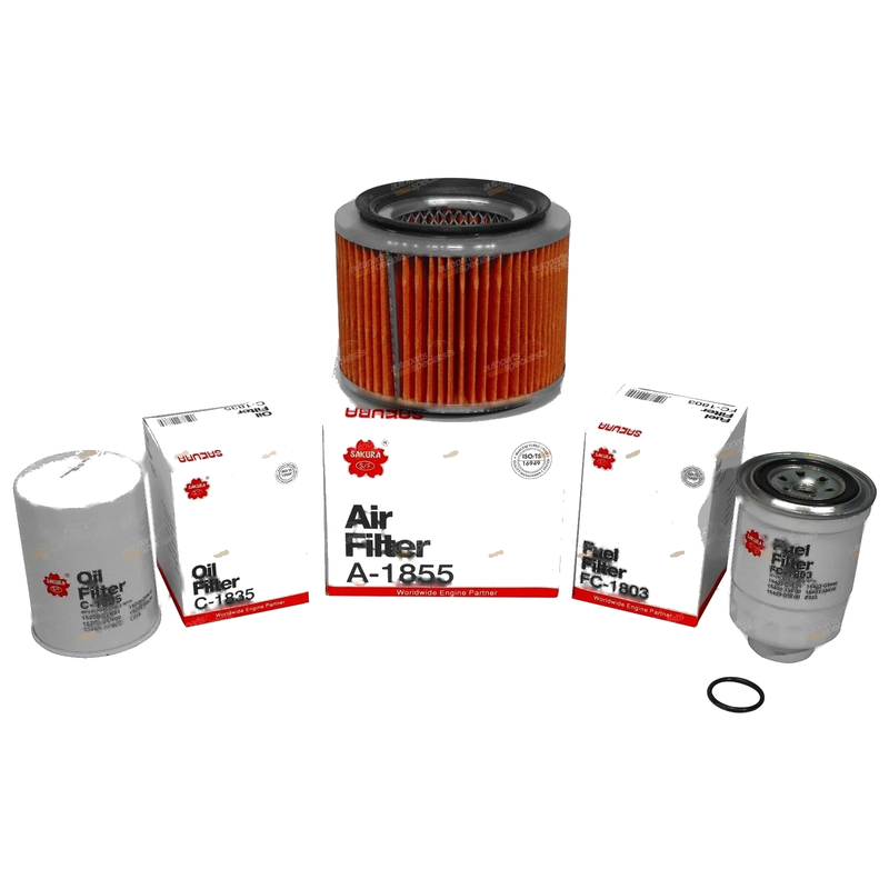 Nissan Patrol GU RD28Ti Oil Air Fuel Filter Service Kit (1997 - 2000)