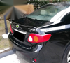 Toyota Corolla Sedan Black Factory Style Rear Spoiler Wing (2009-2013)
