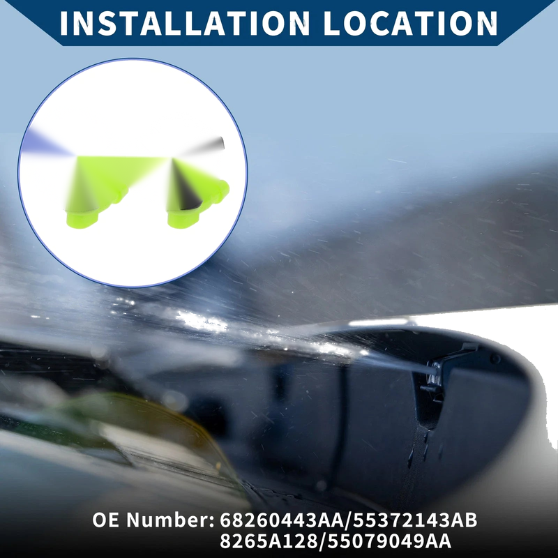 Jeep Commander Front Windshield Washer Nozzles