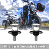 Universal Motorcycle 2 x 8mm Motorcycle Swing Arm Spool Rear Stand