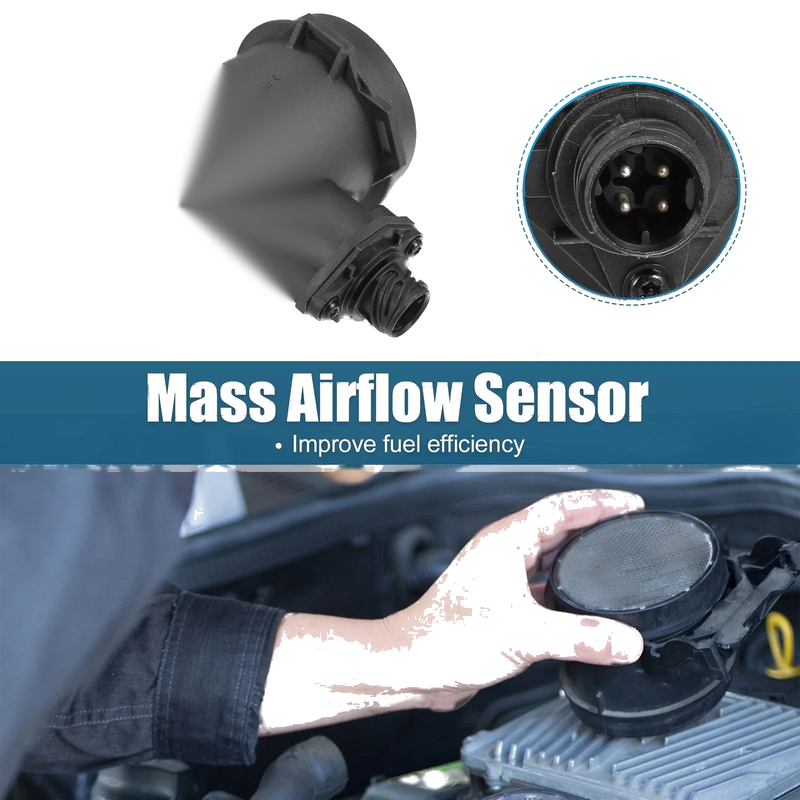 BMW 540i Mass Air Flow Sensor Meter Replacement 4.0L