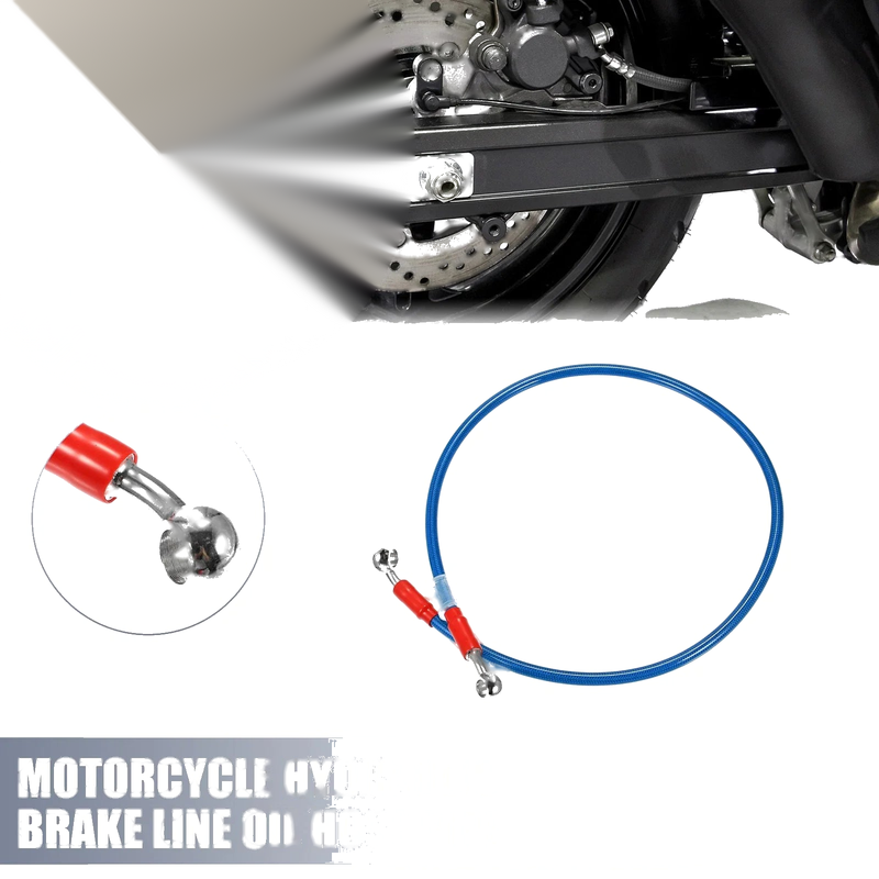 Make Model 80cm 31.5in 10mm ID Motorcycle Brake Line Oil Hose Pipe