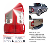 Holden Rodeo (2002-2006) -  Lights RED/CLEAR Tail Light Lamps