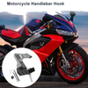 Make Model Square Aluminum Motorcycle Hanging Hook 1x Titanium Tone 50mm