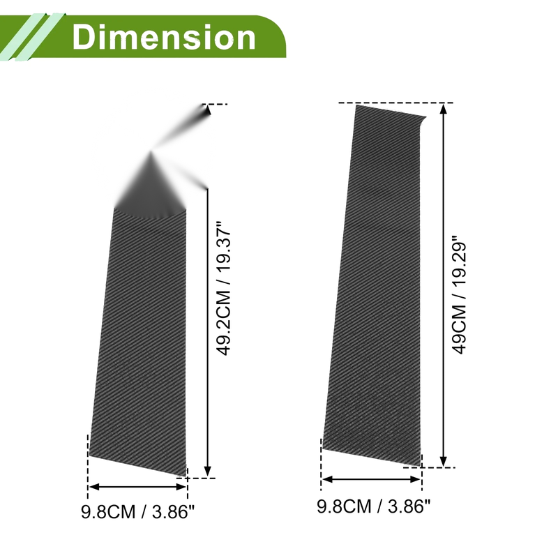 Chevy Silverado Door Pillar Window Trim (14-19)