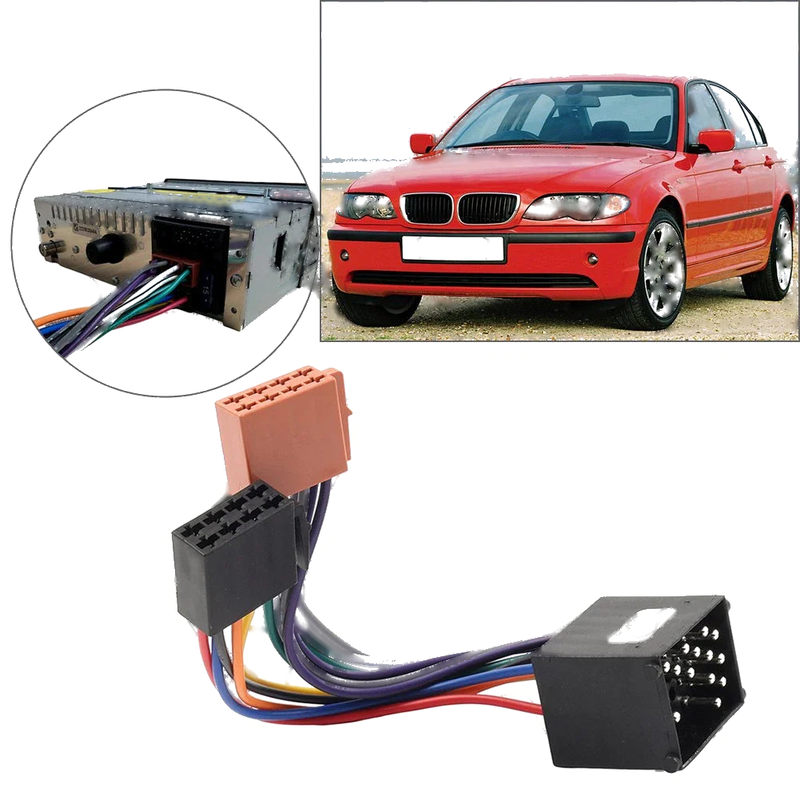 BMW E30 E36 E46 E34 E39 Z3 Car Radio Adapter Stereo Harness Cable (1982-2006)