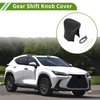 Lexus ES300h 2018-2023 Black Grey Faux Leather Gear Shift Knob Cover