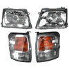 Toyota Hilux SR5 2001-2005 Left Right L+R LH+RH Headlights and Indicators