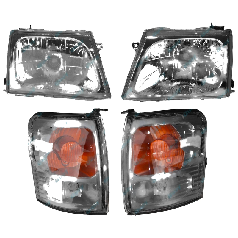 Toyota Hilux SR5 2001-2005 Left Right L+R LH+RH Headlights and Indicators
