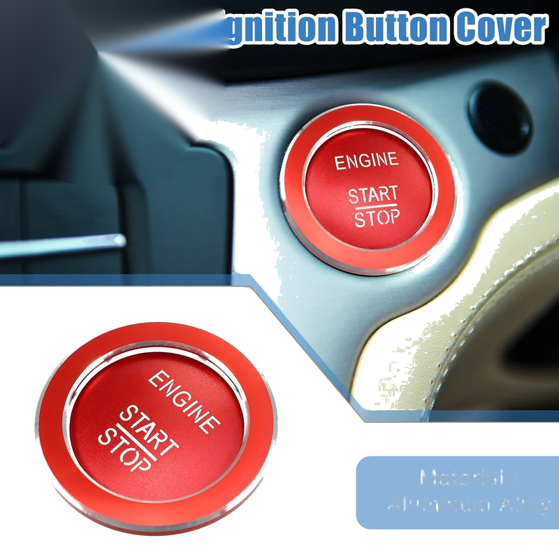 Mercedes-Benz A B C GLC GLA ML Engine Start Stop Button Cover Sticker (2013-2023)