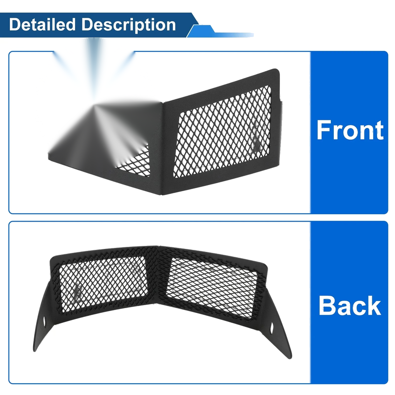 BMW K1600GTL Aluminum Alloy Motorcycle Radiator Grille (2016-2017)