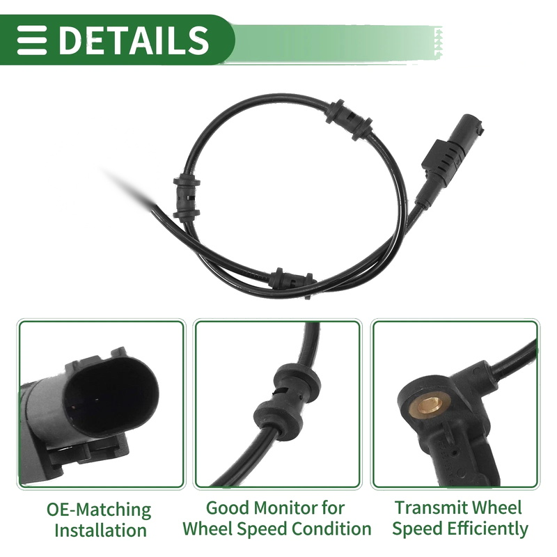 Mercedes-Benz W163 ML320 ABS Wheel Speed Sensor (2002-2005)