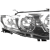 Ford FG Falcon LH+RH Black Headlights Pair (2008 - 2014)