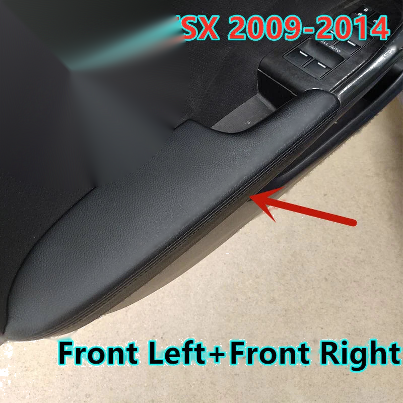 Acura TSX 2 x Front Door Panels Armrest Cover (2009–2014)