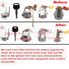 Toyota Pickup 2 x Ignition Door Locks & Gas Lock with 2 Keys (1987–1997)