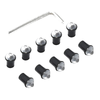 Honda Suzuki Kawasaki Yamaha 10pcs Windscreen Windshield Bolts Nuts Screws