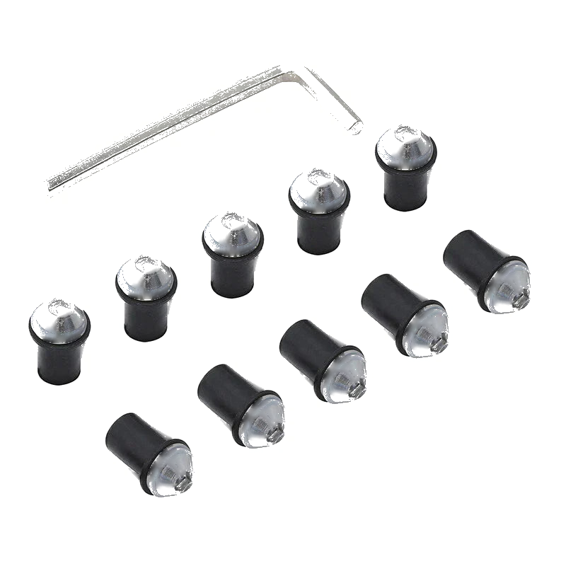Honda Suzuki Kawasaki Yamaha 10pcs Windscreen Windshield Bolts Nuts Screws