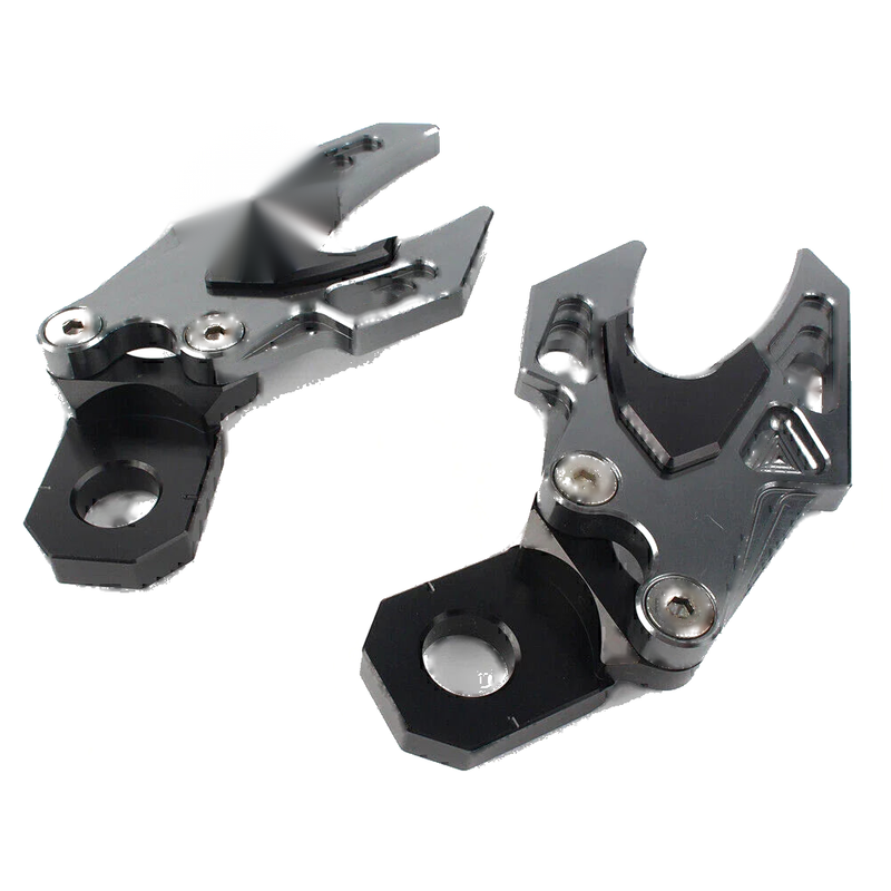 Honda CB650F Grey CNC Rear Fork Chain Adjuster (2014-2018)