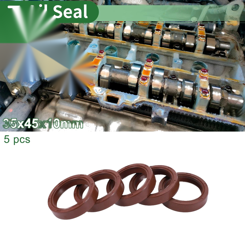 Make Model Oil Seal 35x45x10mm Fluorine Rubber Seal