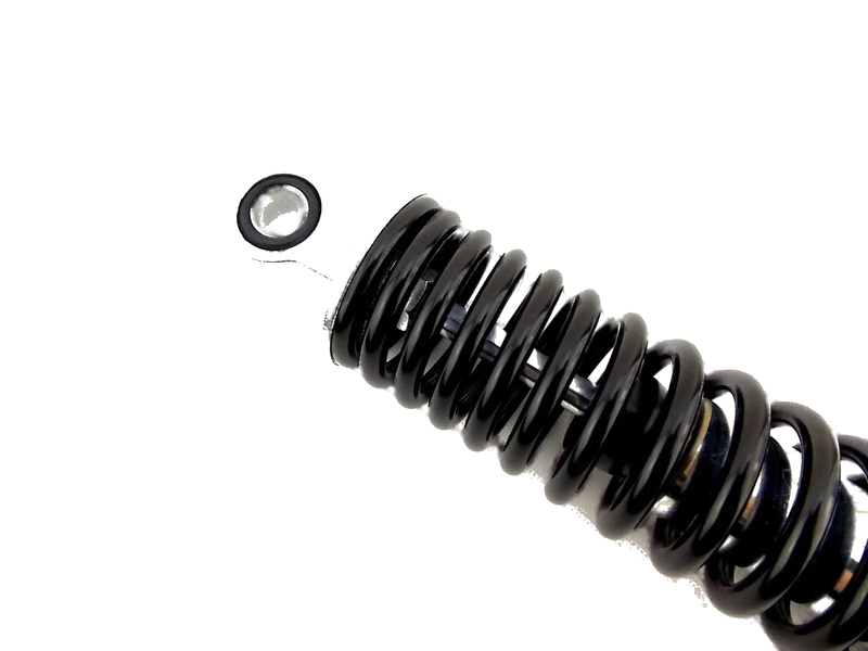Kawasaki KE125 350mm JBS Black/Chrome Rear Shock Absorbers (1982-1987)