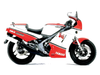 Yamaha RD500LC parabrezza carenatura bulloni alluminio nero kit (1984–1986)
