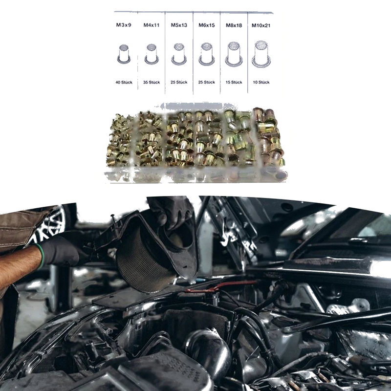 Rivet Nuts 150pcs