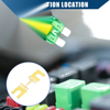 Car Motorcycle Gold Tone 80A Mini ANL Fuses 10 Pcs