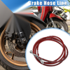 Motorcycle Red 220cm 10mm Hydraulic Brake Hose Line Pipeline