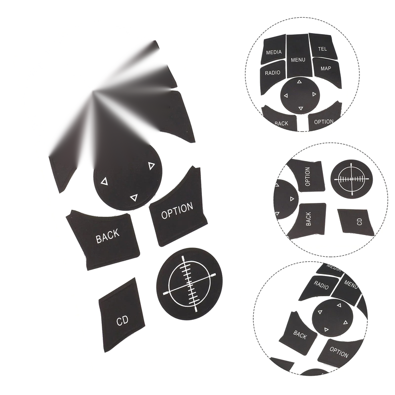 BMW F30 F31 F34 E90 E92 E93 iDrive Button Repair Decal Sticker (2009–2015)