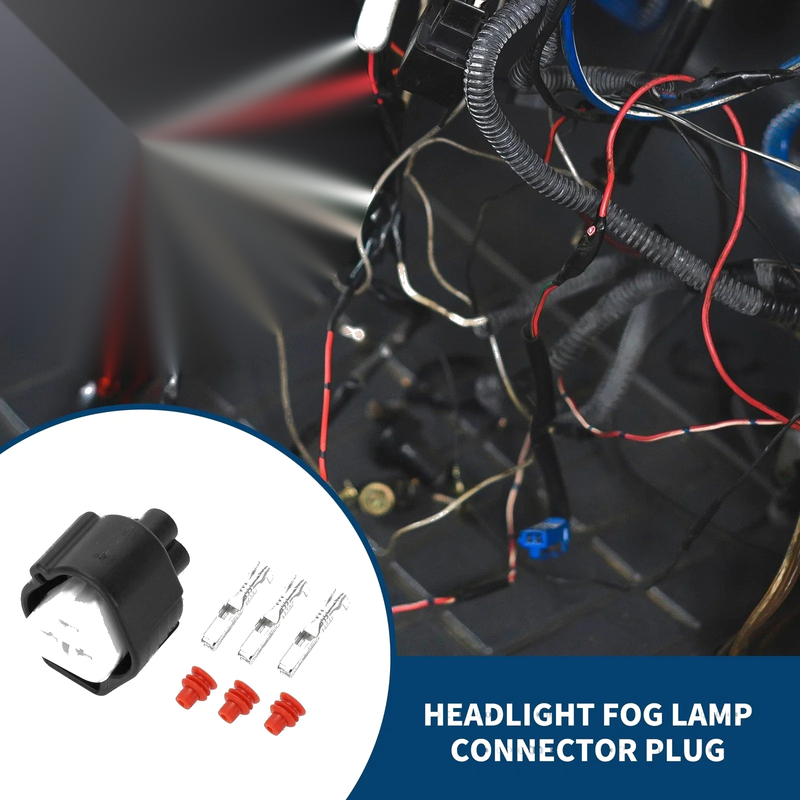 Toyota 3 Pin Headlight Fog Lamp Connector Plug