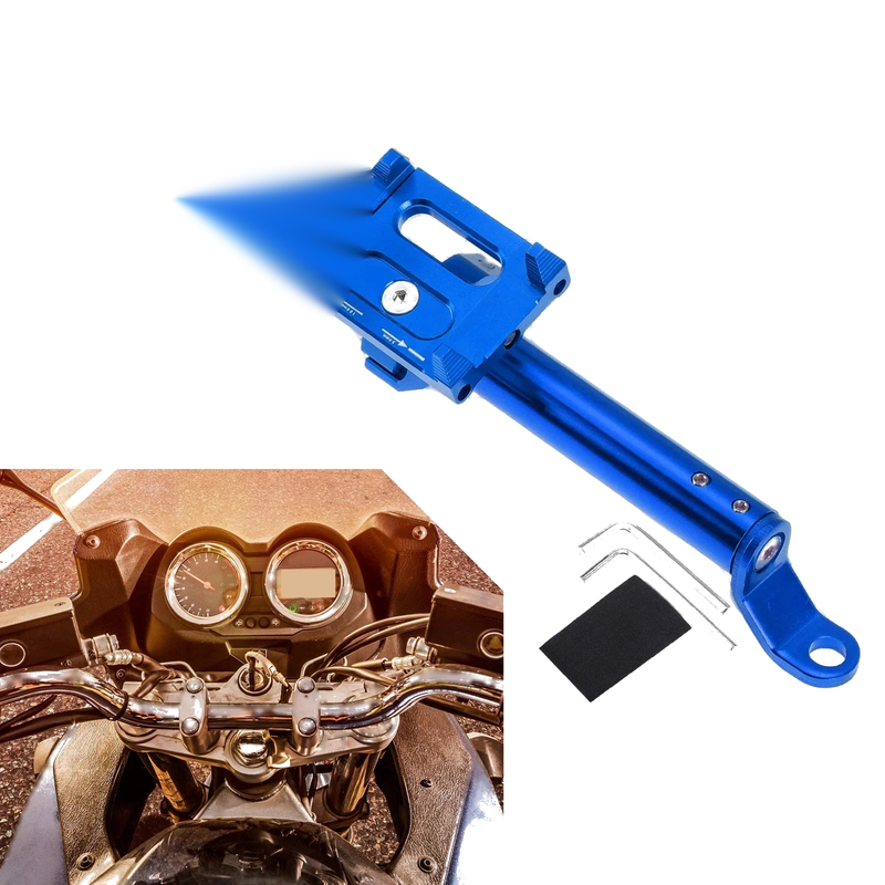 Motorcycle Balance Handle Bar Extender Bracket 1 Set Blue