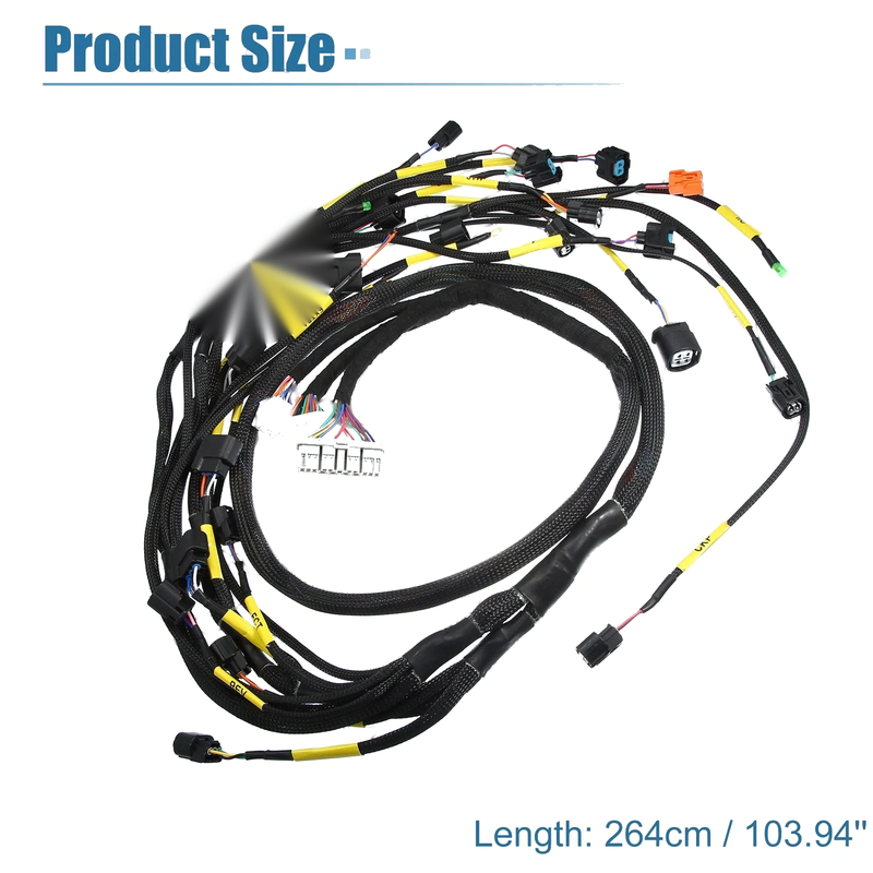 Honda Acura K-Swap CRX K20 K24 K-Series Tucked Engine Wiring Harness