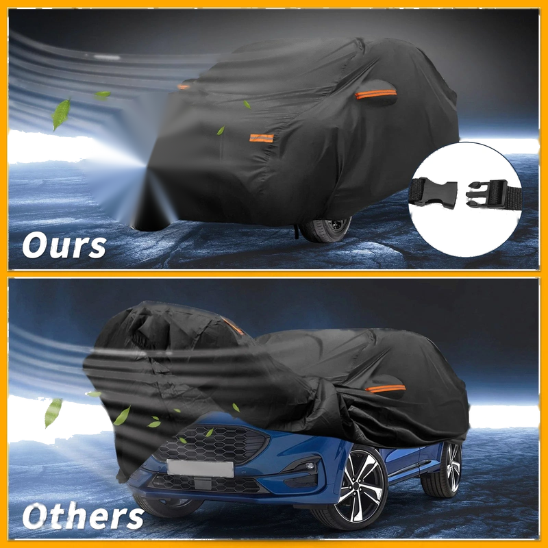 Ford Puma (2019-2023) Black 210D-PU Waterproof All Weather Car Cover