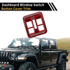 Jeep Wrangler JK Dashboard Window Switch Button Cover Trim (2007-2018)