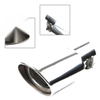 Car Silver Stainless Steel Round Exhaust Pipe Tail Muffler Tip